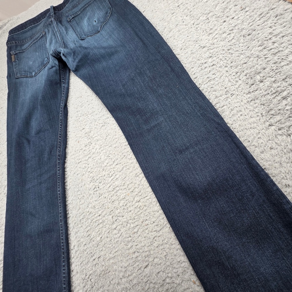 Paige Lennox Jeans Mens 30 Dark‎ Blue Slim Fit Soft Stretch Made in USA Denim - Picture 12 of 13